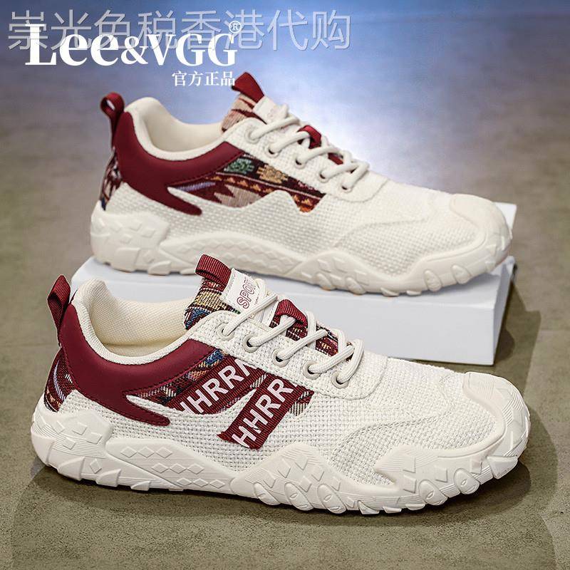 Lee&vgg手工帆布鞋男2026新款夏季透气板鞋潮流百搭休闲运动布鞋