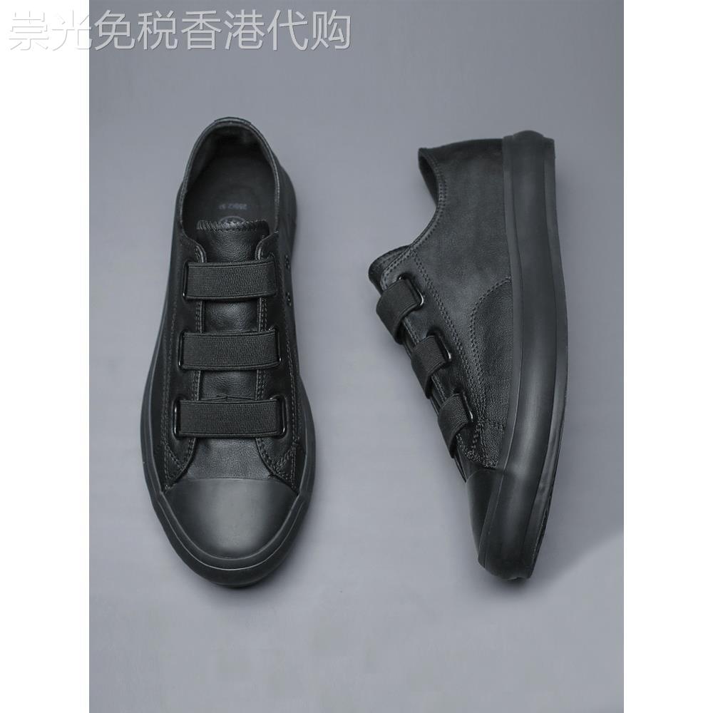 潮牌2026新款男鞋春秋季透气一脚蹬乐福鞋男士英伦风耐磨休闲皮鞋
