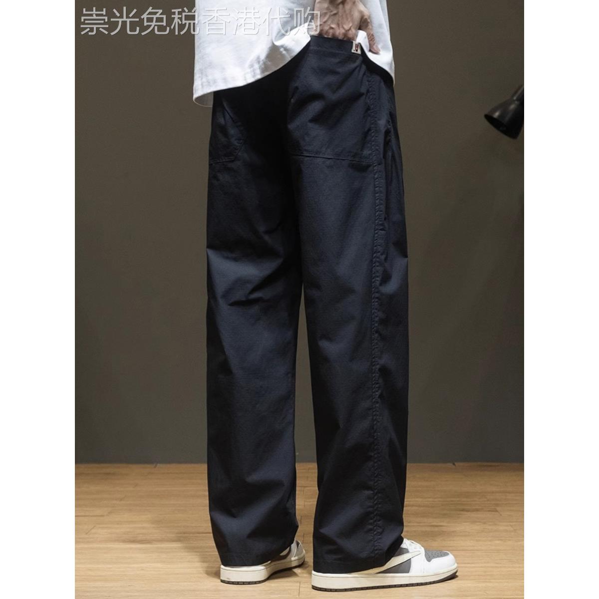 It newith Bias时尚品牌直筒裤男士夏季突击休闲时尚大尺寸伞兵工