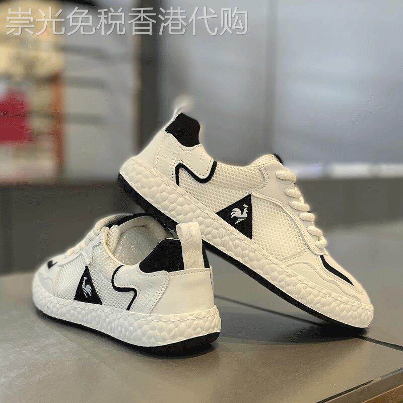 欧美『DMXUXM』匠心打造~一眼就爱上!韩版透气百搭休闲网面小白鞋