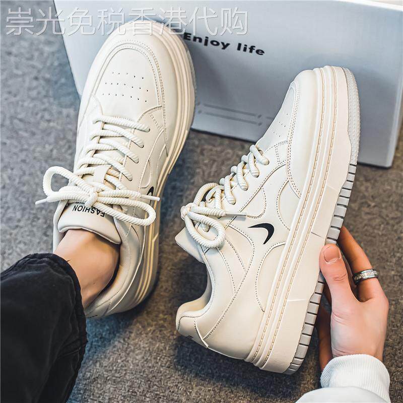 【意大利&奢品】小白透气潮流百搭增高鞋男款青少年运动休闲板鞋