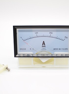 59C23-A指针式直流电流表5A 3y00A/75mV 外形130*70毫米适用于