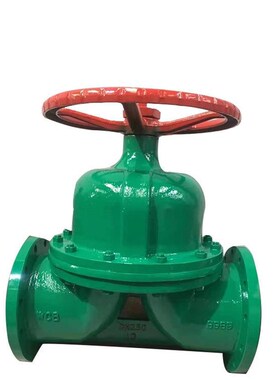 工业管道气c动隔膜阀G6K41J-16P 衬胶气动隔膜阀多功能法兰对接