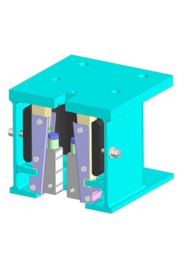 杭州沪宁渐进式安全钳QJB250x0 单/双提拉 QJ2500A1 电梯配件
