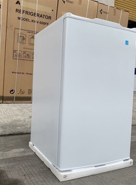 单门白色迷你小h冰箱 节能省电 容量大 内带冷冻室 冷藏冷冻两用
