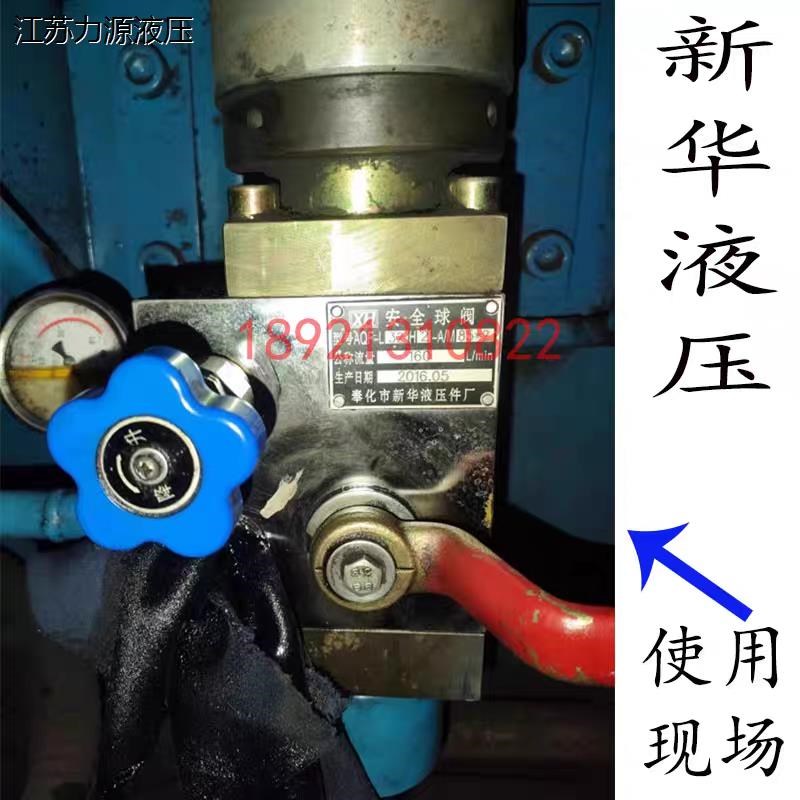 XH新华液压 蓄能器安全球阀 AQF-L32H3-A/M42X2 M85W2 LS LW