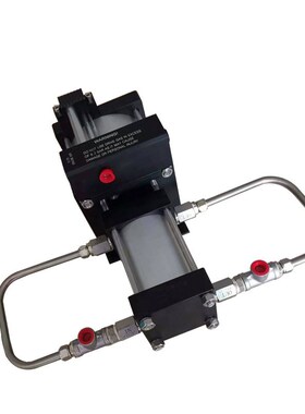 气体增压器氮气氩气气体增压阀1z.6MPA2倍双作单驱气动加压泵