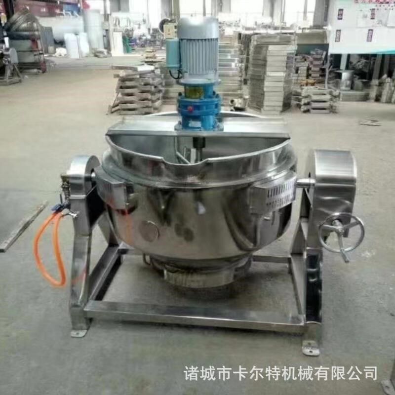 现货大骨汤螺狮粉料导热油电x加热夹层锅化糖溶糖夹层锅牛肉卤制