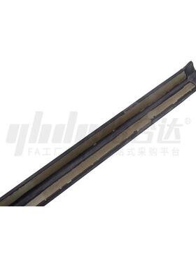 怡合达HFB64-1000橡胶铰链 L型 长条型 黑色 SPCC+EPDM 黑色