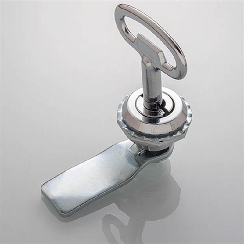 生久MS705配电箱锁一字三角锁芯转舌锁不锈钢转舌锁配电柜MS802