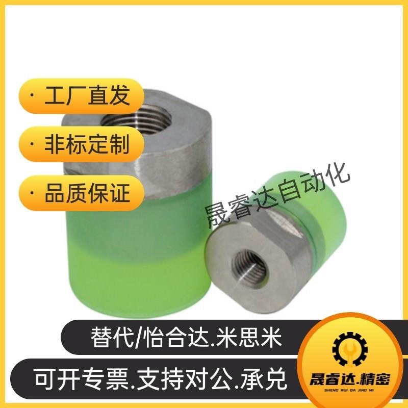 内螺纹M5M6M8M10不锈钢聚氨酯E圆头螺栓减压缓冲防撞包胶手拧螺钉