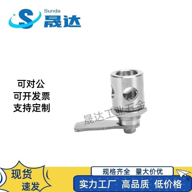 MS705转舌锁304不锈钢圆柱锁配电箱一字电气箱配电柜电表箱三角锁