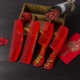 结婚梳子婚礼用品龙凤婚庆红色喜字梳子鸳鸯龙凤喜大红结婚梳子