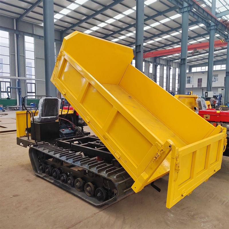 爬山虎履带运输车山地果s园爬坡王拉混凝土履带车全地形履带自卸