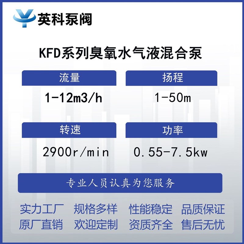 自吸式气液混合泵40KoFD-4臭氧水不锈钢气浮机耐腐蚀2.2kw溶气水