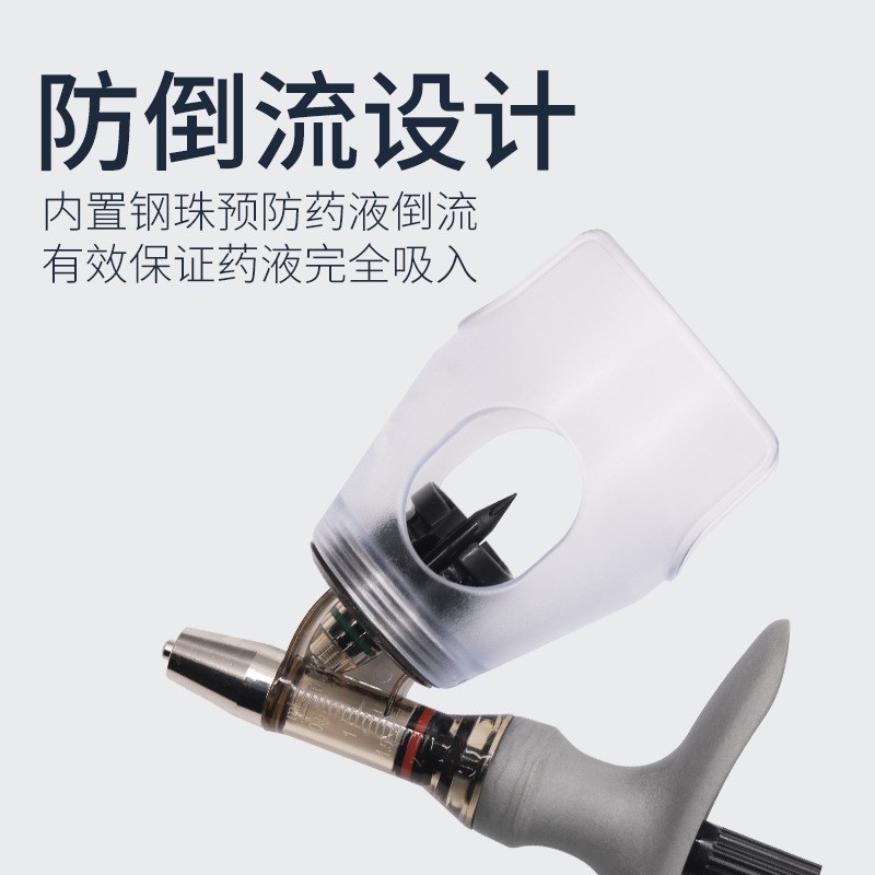 德国古氏1 2 5ML疫苗注射器汉克萨斯插瓶注射Q针器可调连续注射器
