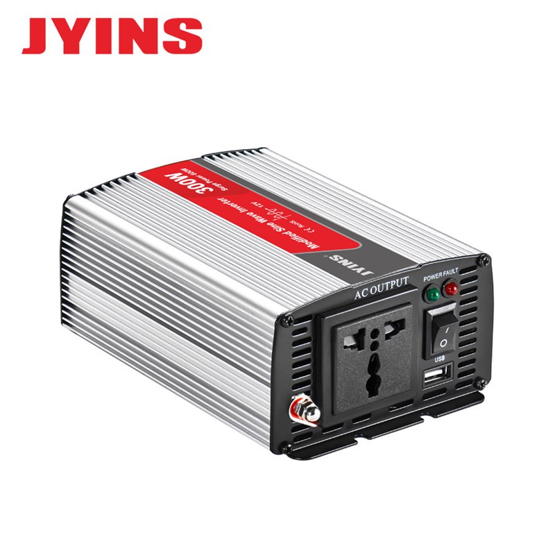 家用/车载太阳能逆变器 30r0w直流12v/24/48转220v修正弦波逆变器