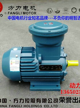 隔爆型三相异步电动机YBX3-112M-6极2.2KMW超高效节能380V防爆马
