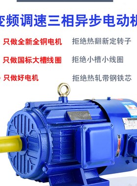 YVF变频调速电机380oV三相异步电动机全铜交流电机45/55/75/90KW