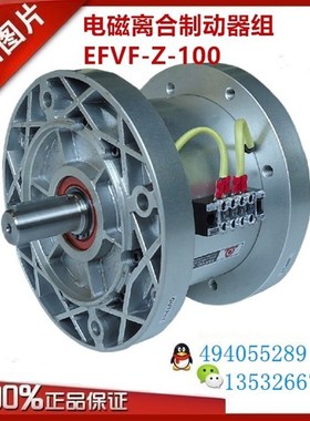 EFVF-Z-100-EFVF-200研新双法兰电磁离合制动器N组DC24V-10KG电机