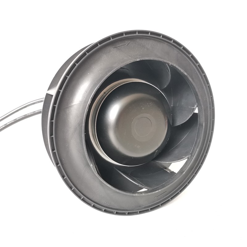 225mm节能塑料风机低噪音离心后倾EC风机高静压V大风量涡轮风机