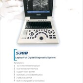 厂家直销兽医院 动物黑白超声 便携U式 牧场B超机S30B 跨境英文版