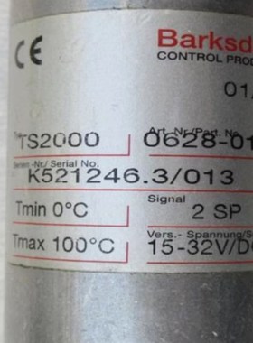 Barksdale巴士德压力开关UDS7-20-2-1-050-3-2-5 TA-2Y-81005