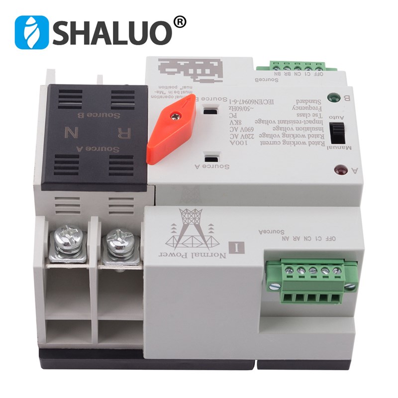 双电源自动转换开关家用不断电切换开关4P100A迷离UPC隔离型ATS