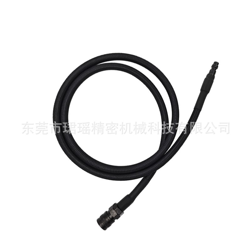 40英寸低压尼龙编织充气软管气管CO2过气管带快插W200psi