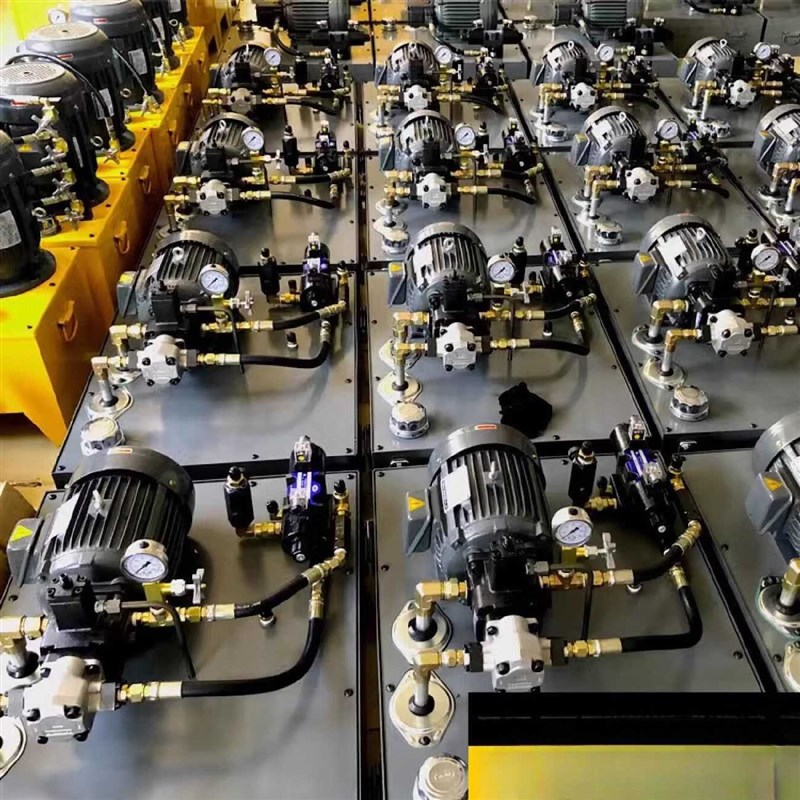 定制液压泵d站总成全套液压定制油泵液压站手动自动升降电磁高低