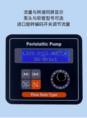 BT600-1L+DMDt15流量型蠕动泵实验蠕动泵低脉动高精度