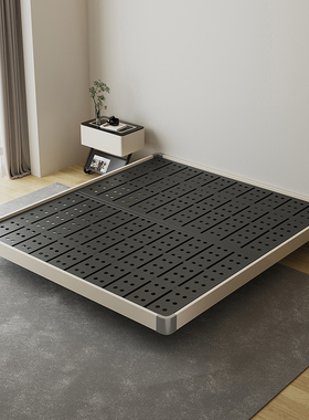 Art Color金属无床头床环保0胶水床意式主卧现代风格百搭双人床架