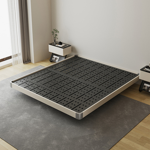 百搭双人床架 主卧现代风格 Art Color金属无床头床环保0胶水床意式