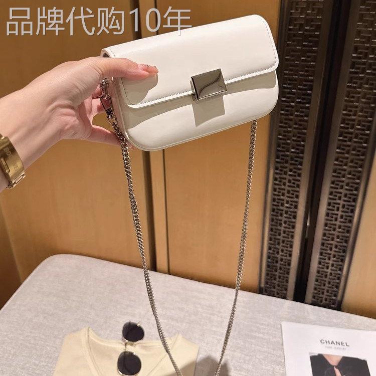 法国MKDA豆腐小方包女2025新款高级感真皮链条包包百搭单肩斜挎包
