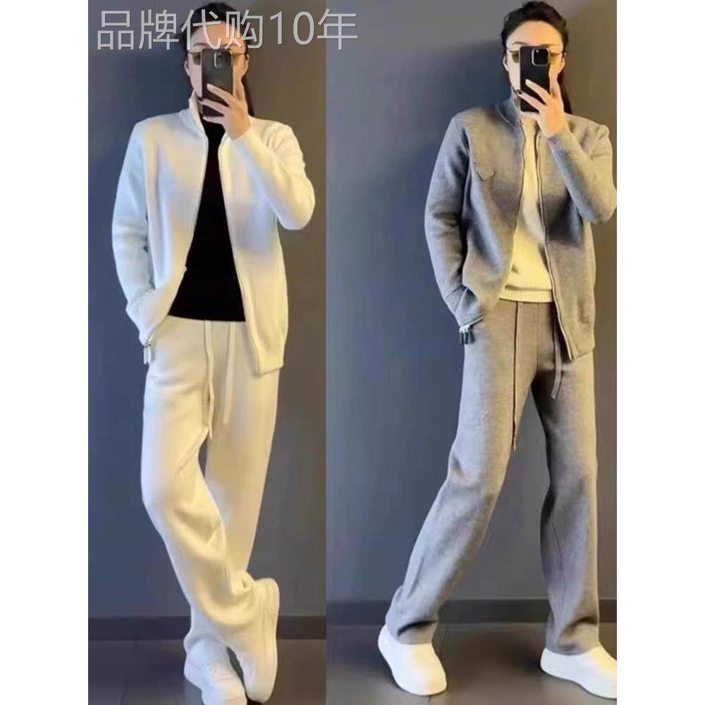 高端卫衣外套运动休闲套装男士秋冬季2025新款直筒卫裤男装两件套
