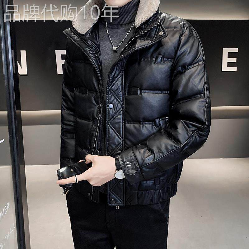 男士羽绒服冬季短款2025新款加厚保暖立领潮牌高端轻薄款冬装外套