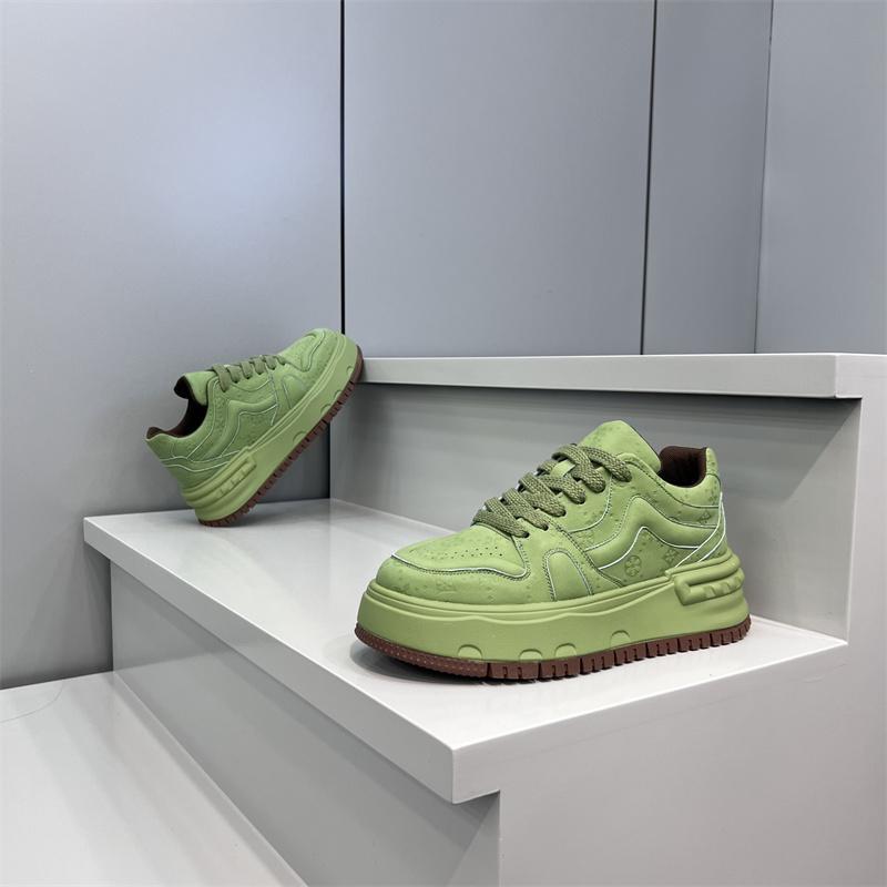 欧洲站男鞋2025秋冬新款厚底增高小白鞋时尚百搭舒适运动休闲板鞋