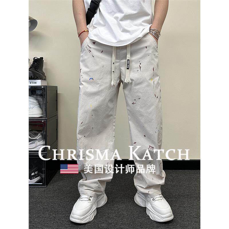 出口美国⭐Chrisma Katch~夏季香蕉弯刀裤阔腿裤休闲裤哈伦裤