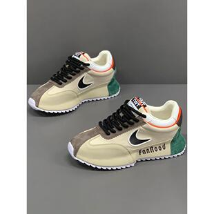 潮牌大码男鞋秋冬季新款时尚百搭运动休闲鞋厚底耐磨阿甘老爹潮鞋