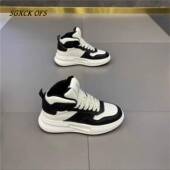 OFS 男鞋 黑白配色秋冬新款 SGXCK 厚底舒适百搭高帮简约户外休闲鞋