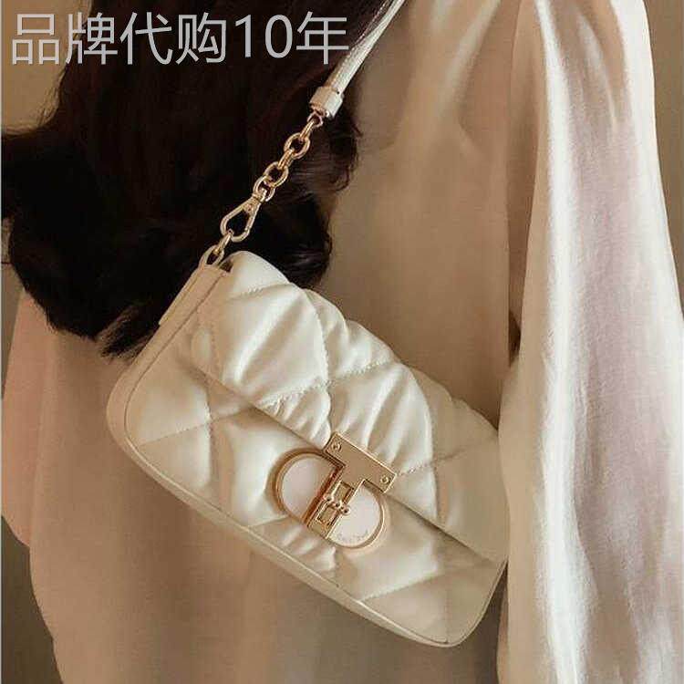 法国轻奢菠萝腋下包女2026新款秋小众百搭高级感包包女单肩斜挎包