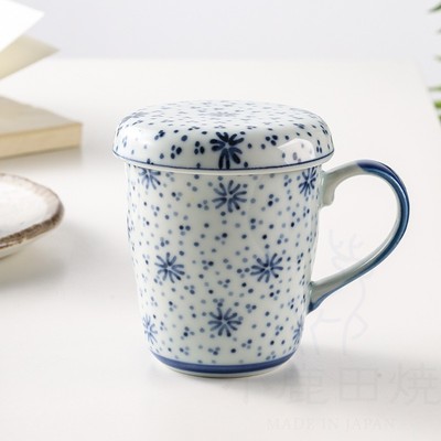 小鹿田烧日式陶瓷马克杯喝水杯子