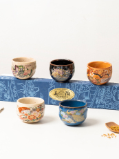 Ликер Cup 小鹿田烧日本进口陶瓷酒杯茶杯杯子日式清酒酒具白酒酒盅礼盒套装