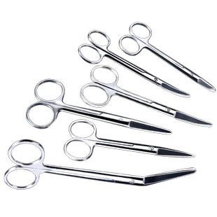 医用组织剪不锈钢剪刀医生护士用外科手术剪拆线剪直尖剪美容眼科