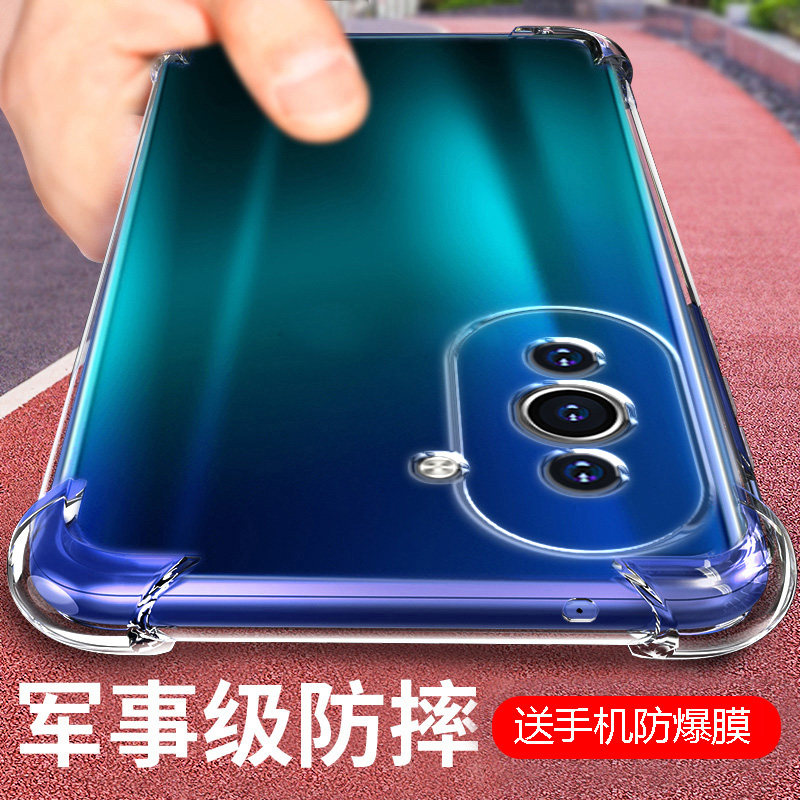 适用华为NOVA10pro气囊防摔手机壳硅胶TPU保护套透明全包超薄软边四角加厚镜头男女新款个性简约创意