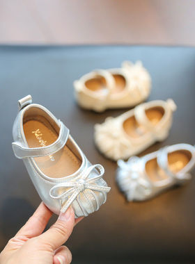 真皮婴儿公主鞋2026春季女宝宝鞋儿童小皮鞋女童鞋防滑女宝学步鞋