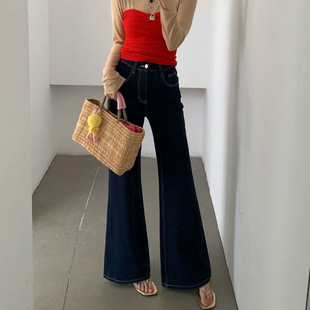 牛仔裤 MAR 不褪色四面弹喇叭裤 TOP广州十三行韩版 13326 26年春款