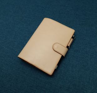 手账本日记本笔记本A7A4B5奇葩A6A5A6M5牛皮活页定页B5原色植鞣革