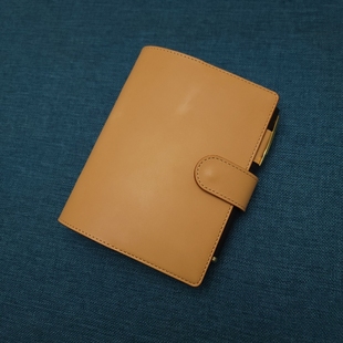 手账本日记本A6A5B5A4活页奇葩A6A7m5定页头层原色植揉革笔记本