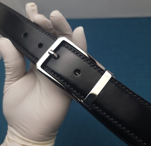 皮带腰带3.5头层脊背牛皮男士手工缝线不锈钢扣3.8手工制作植揉革